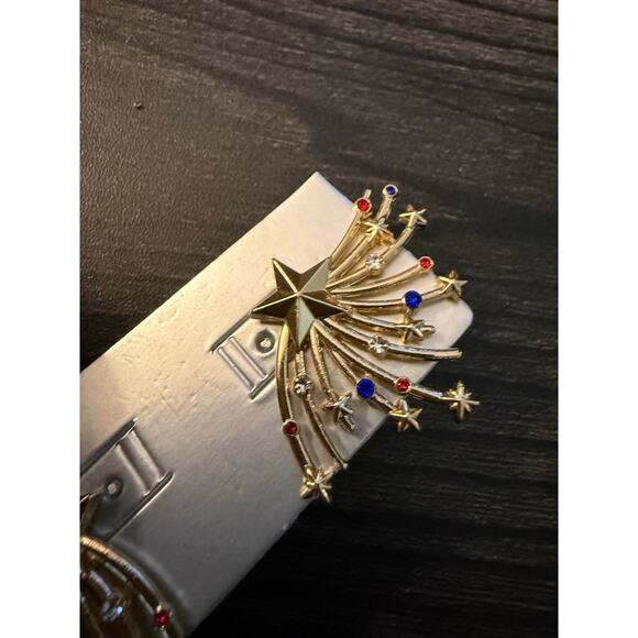 6/$25 NWT SUGARFIX 4th of July Fireworks Earrings - Picture 4 of 4